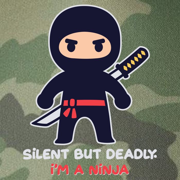 Silent But Deadly I'm A Ninja Legacy Tie Dye Trucker Hat