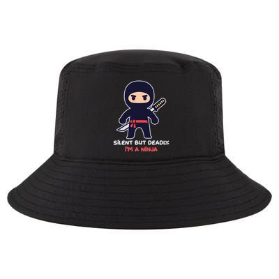 Silent But Deadly I'm A Ninja Cool Comfort Performance Bucket Hat