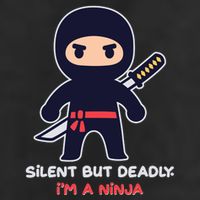 Silent But Deadly I'm A Ninja Cool Comfort Performance Bucket Hat