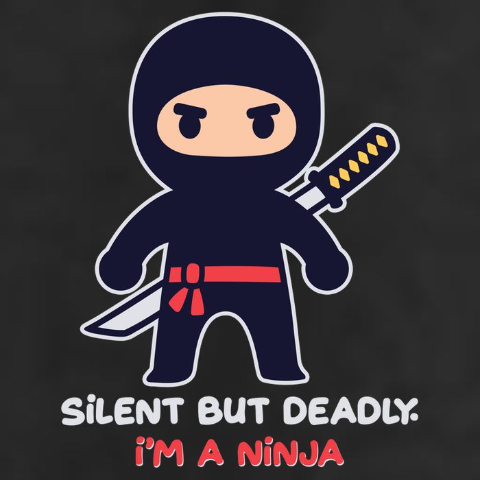 Silent But Deadly I'm A Ninja Cool Comfort Performance Bucket Hat