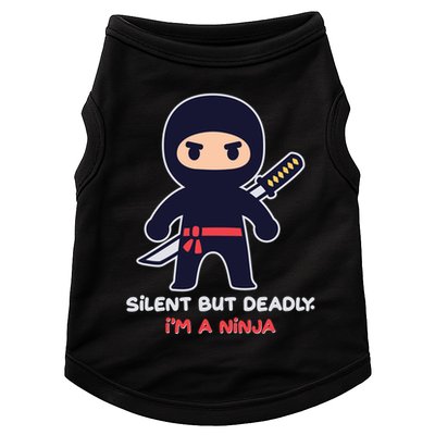 Silent But Deadly I'm A Ninja Doggie Tank