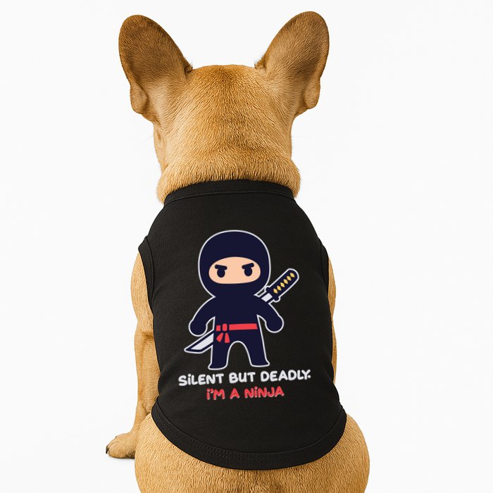Silent But Deadly I'm A Ninja Doggie Tank