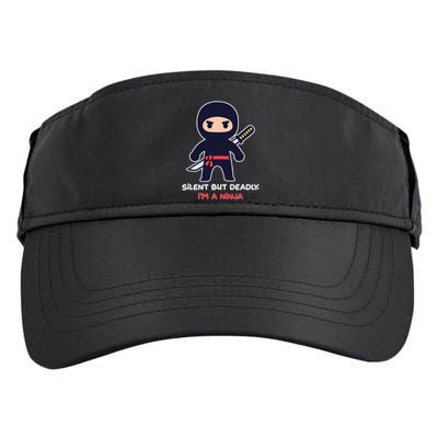 Silent But Deadly I'm A Ninja Adult Drive Performance Visor