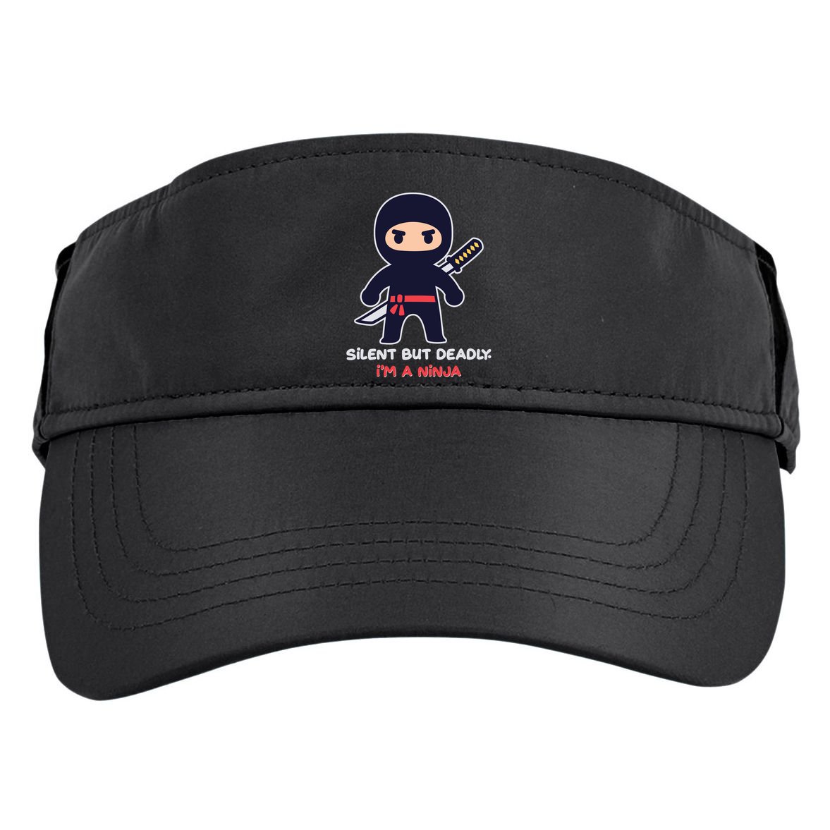 Silent But Deadly I'm A Ninja Adult Drive Performance Visor