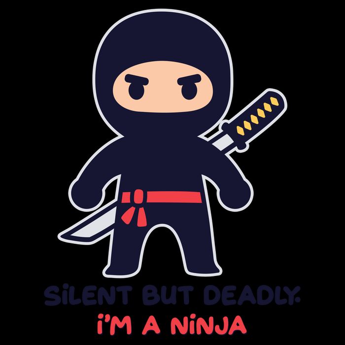 Silent But Deadly I'm A Ninja 16oz Travel Tumbler