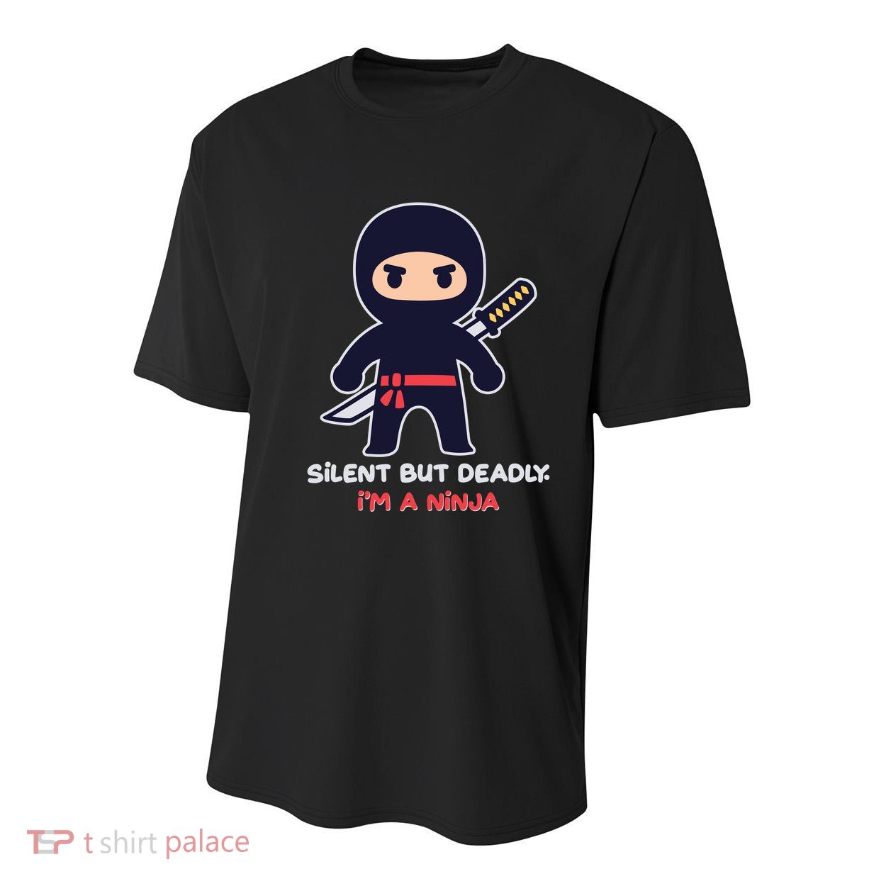 Silent But Deadly I'm A Ninja Youth Performance Sprint T-Shirt