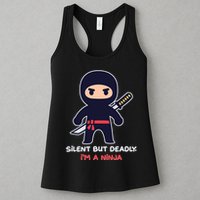 Silent But Deadly I'm A Ninja Womens Tank Top