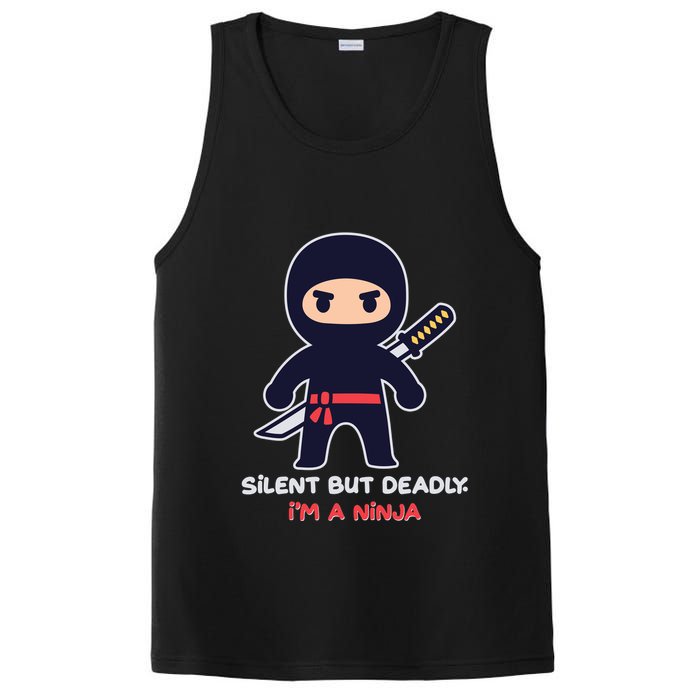 Silent But Deadly I'm A Ninja PosiCharge Competitor Tank