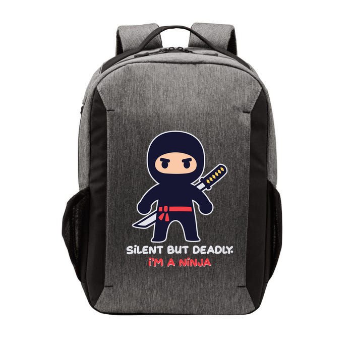 Silent But Deadly I'm A Ninja Vector Backpack