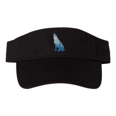 Silhouette Of The Howling Wolf Visor