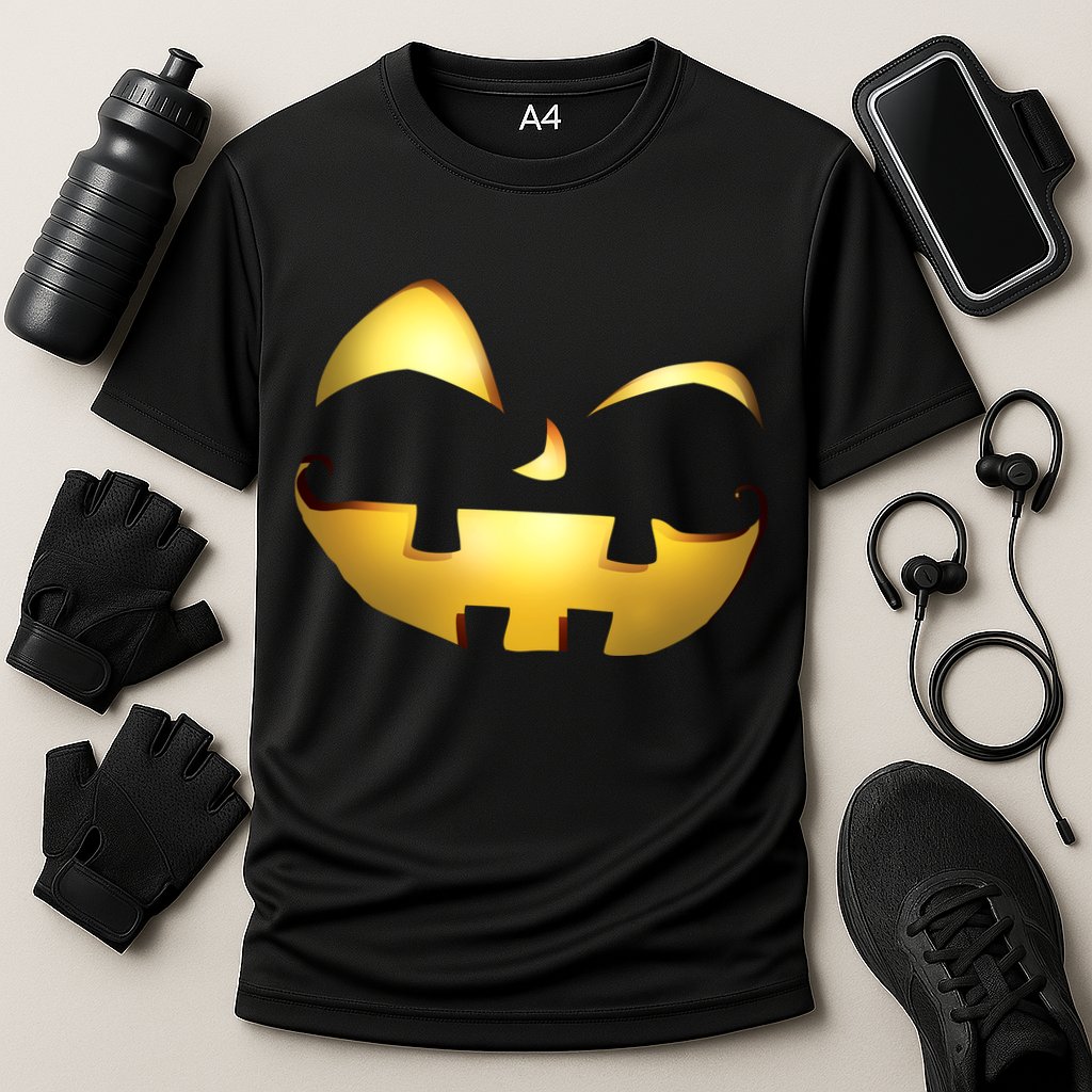 Silly Cool Jack O Lantern Face Performance Shirt