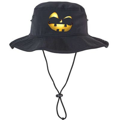 Silly Cool Jack O Lantern Face Bucket Hat