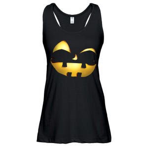 Silly Cool Jack O Lantern Face Ladies Essential Flowy Tank