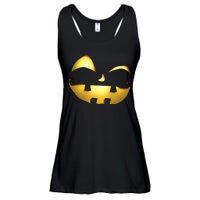 Silly Cool Jack O Lantern Face Ladies Essential Flowy Tank