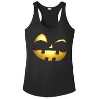 Silly Cool Jack O Lantern Face Ladies PosiCharge Competitor Racerback Tank