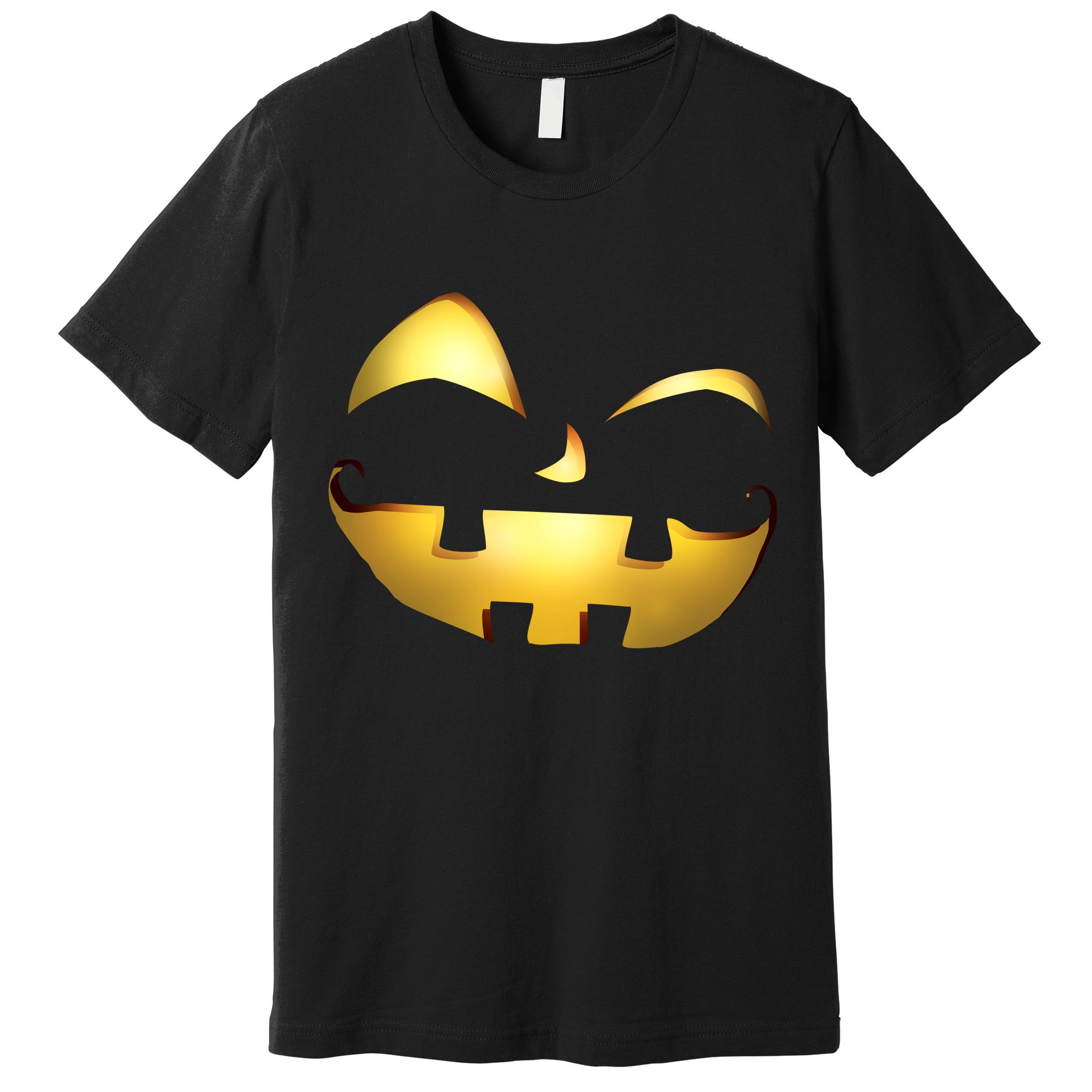 Silly Cool Jack O Lantern Face Premium T-Shirt