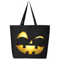 Silly Cool Jack O Lantern Face 25L Jumbo Tote