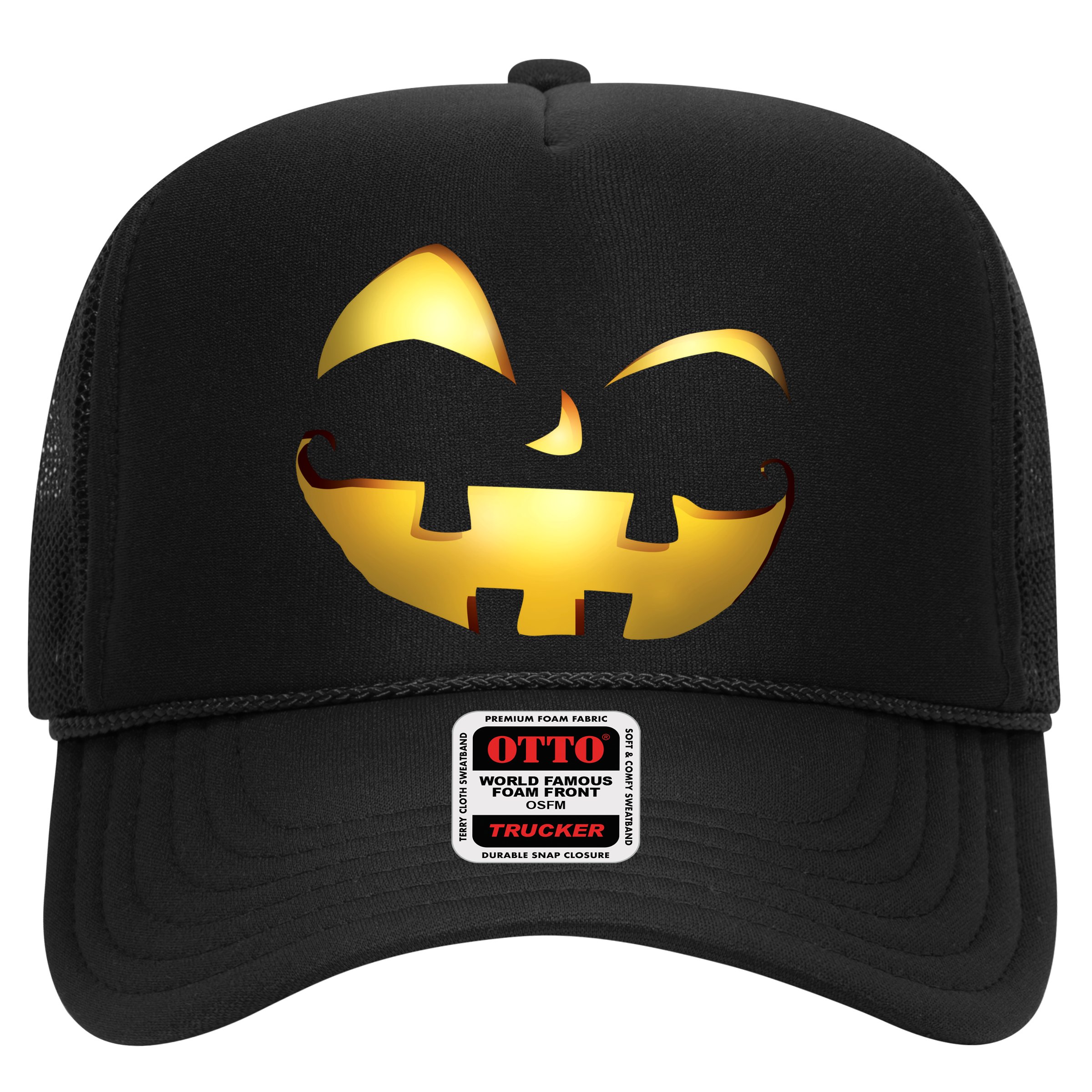 Silly Cool Jack O Lantern Face Hat