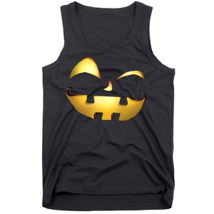 Silly Cool Jack O Lantern Face Tank Top