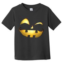 Silly Cool Jack O Lantern Face Toddler T-Shirt