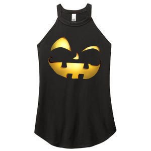 Silly Cool Jack O Lantern Face Women's Perfect Tri Rocker Tank