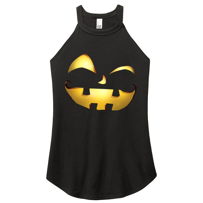 Silly Cool Jack O Lantern Face Women's Perfect Tri Rocker Tank