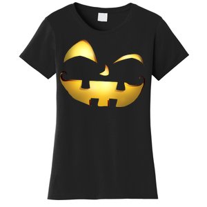 Silly Cool Jack O Lantern Face Women's T-Shirt