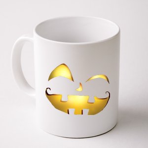 Silly Cool Jack O Lantern Face Coffee Mug