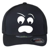 Silly Ghost Face Flexfit Unipanel Trucker Cap