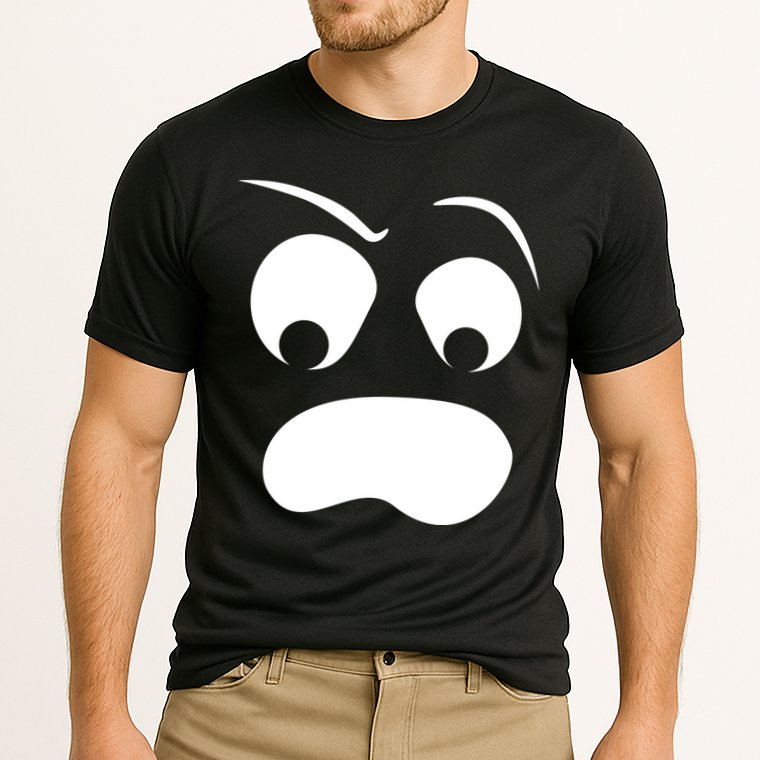 Silly Ghost Face Cooling Performance Crew T-Shirt