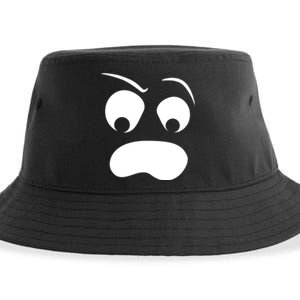 Silly Ghost Face Sustainable Bucket Hat