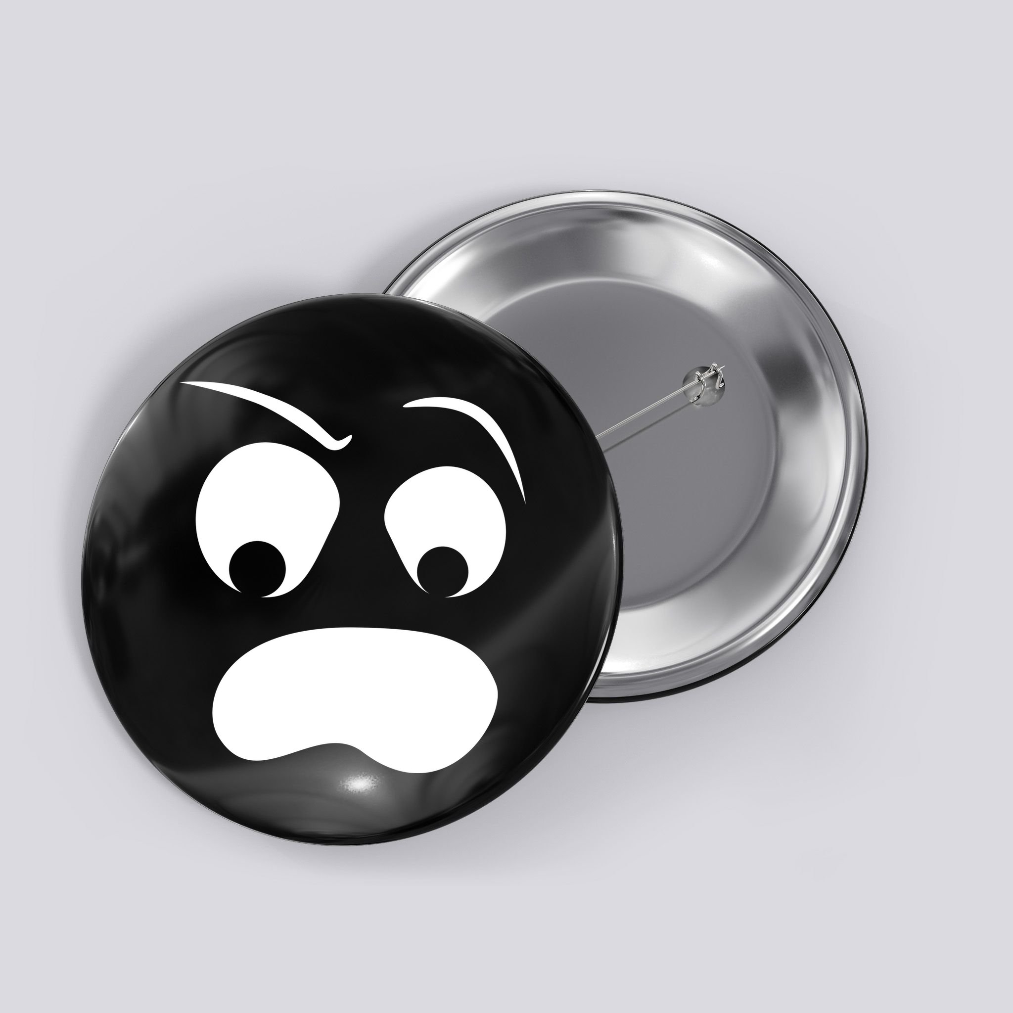 Silly Ghost Face Button