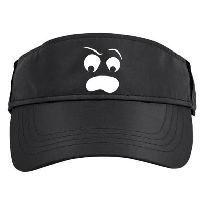 Silly Ghost Face Adult Drive Performance Visor