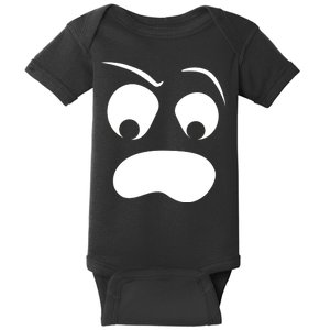 Silly Ghost Face Baby Bodysuit