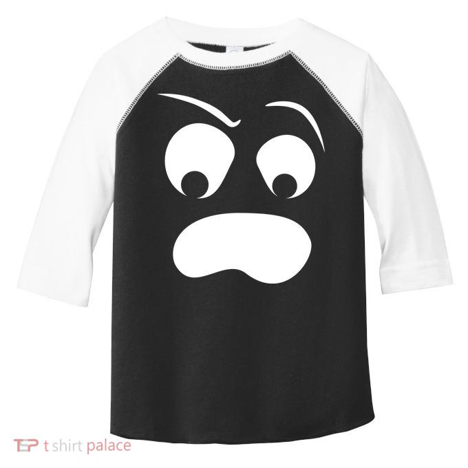 Silly Ghost Face Toddler Fine Jersey T-Shirt