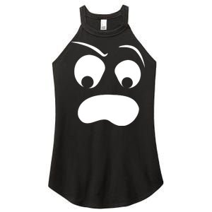 Silly Ghost Face Women’s Perfect Tri Rocker Tank