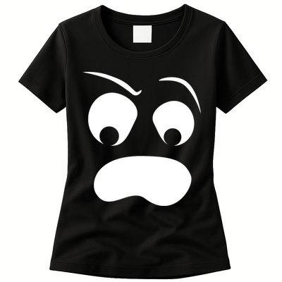 Silly Ghost Face Womens T-Shirt