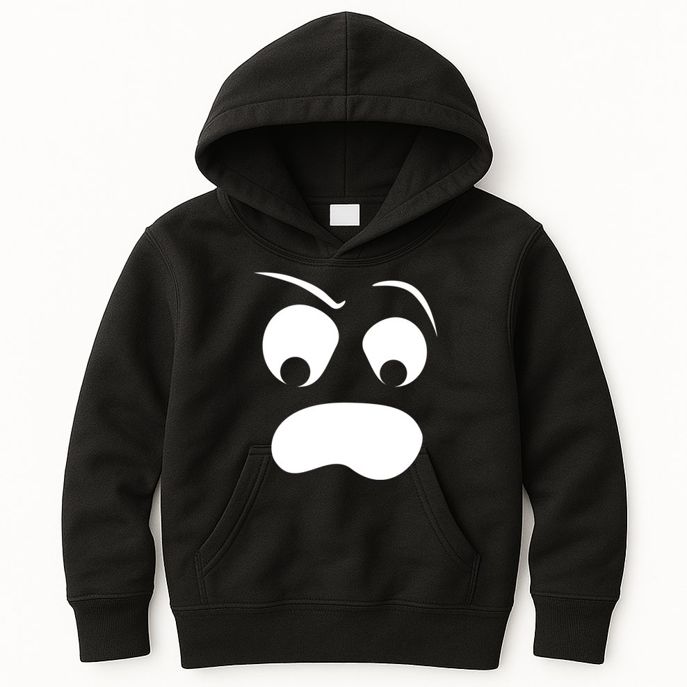 Silly Ghost Face Kids Hoodie