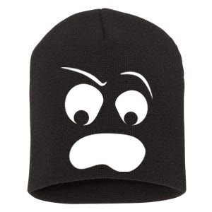 Silly Ghost Face Short Acrylic Beanie