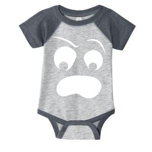 Silly Ghost Face Infant Baby Jersey Bodysuit