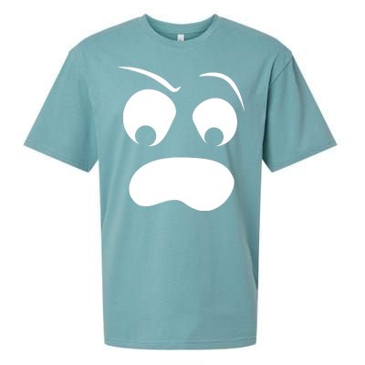 Silly Ghost Face Sueded Cloud Jersey T-Shirt