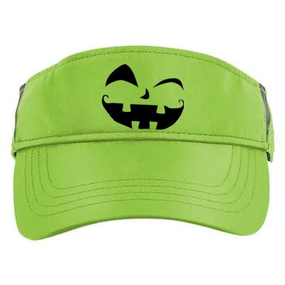 Silly Jack O' Lantern Face Adult Drive Performance Visor