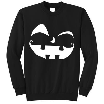 Silly Jack O' Lantern Face Sweatshirt