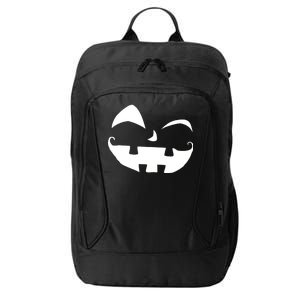 Silly Jack O' Lantern Face City Backpack