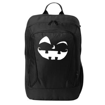 Silly Jack O' Lantern Face City Backpack