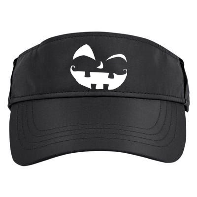 Silly Jack O' Lantern Face Adult Drive Performance Visor