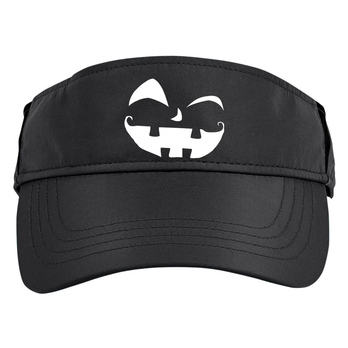 Silly Jack O' Lantern Face Adult Drive Performance Visor