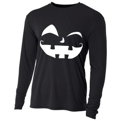 Silly Jack O' Lantern Face Cooling Performance Long Sleeve Crew