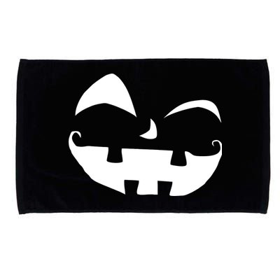 Silly Jack O' Lantern Face Microfiber Hand Towel