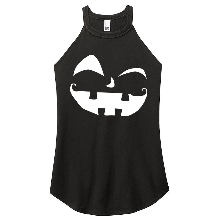 Silly Jack O' Lantern Face Women's Perfect Tri Rocker Tank